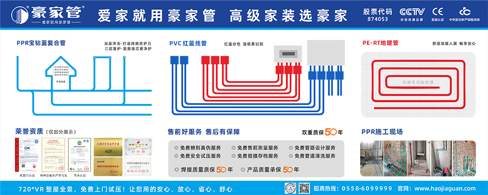 豪家管-經(jīng)銷商室內(nèi)廣告、展板、形象墻（2米X5米，PPR+PVC+PERT）.jpg